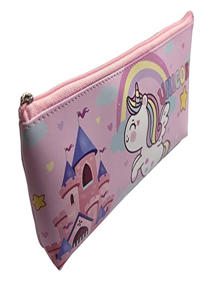 جيادا حقيبة أقلام رصاص جلدية من جيادا بتصميم وحيد القرن اللطيف - قطعة واحدة، أزرق - Image 4